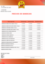 PRECIOS DE BANDEJAS